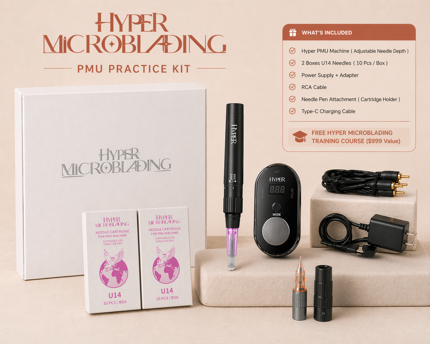Build your PMU practice kit in one order.
